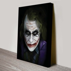 The Joker Face Batman Pop Art Canvas Print Wall Hanging Giclee Framed 61x81cm   332333676920